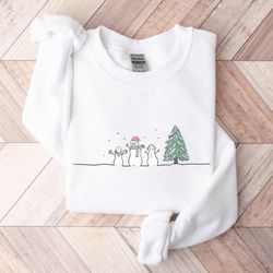 snowman sweatshirt, snowman hodiie, snowman shirt, christmas sweatshirt, snowman gift, christmas crewneck, christmas shi