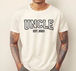 personalized uncle shirt,uncle est 2024 shirt,comfort colors uncle shirt,pregnancy announcement for