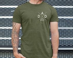dad est shirt, first time father shirt, 1st fathers day gift, dad birthday gift, new dad gift, pregnancy announcement gi