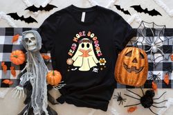 teacher halloween shirt, read more books shirt, halloween sweatshirt, teacher teams shirt, spooky teacher ghost shirt, h