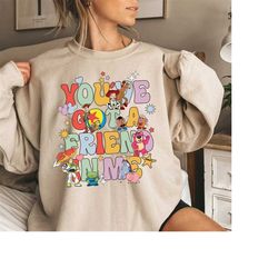 youve got a friend in me sweatshirt, retro disney toy story shirt, toy story characters shirt, disneyland shirt, disney