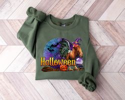 halloween sweater, halloween chicken shirt, funny halloween shirt, witches shirt, spooky season, cute halloween sweatshi