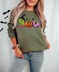 halloween sweatshirt, halloween boo sweatshirt, funny halloween sweatshirt, halloween matching sweatshirt, halloween sw