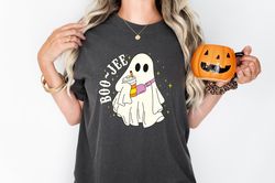 boo jee ghost halloween shirt, funny ghost shirt, boogie halloween shirt, boo-jee simple modern ghost, matching hallowee