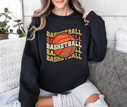 basketball sweatshirt, basketball mom sweatshirts, womens basketball