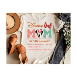 retro 90s minnie mouse mom definition shirt vintage disney mother's day matching tshirt magic kingdom tee disneyl, disne