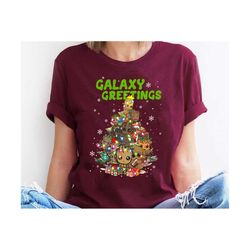 groot christmas tree sweatshirt retro marvel galaxy greeting tshirt groot christmas light tee magic kingdom shirt, disne