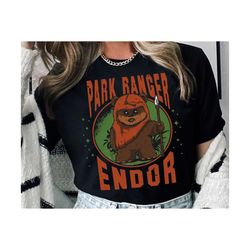 vintage wicket ewok park ranger endor forest camp shirt may the fourth be with you tshirt galaxy's edge trip tee , disne