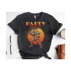 vintage star wars chewie party animal shirt may the 4th be with you tshirt galaxy's edge trip tee wdw family holi, disne