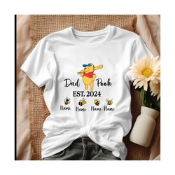 Personalized Dad Pooh Est 2024 Shirt, Tshirt.jpg