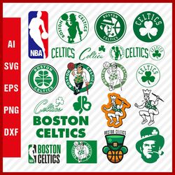 boston celtics bundle svg, boston celtics svg, nba bundle svg