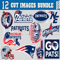 45 new england patriots svg bundle, patriots svg