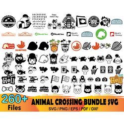 260 animal crossing svg bundle, animal crossing svg, tom nook svg, animal crossing svg, tom nook svg, mr resetti svg