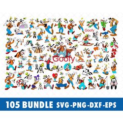 disney goofy dog svg bundle files for cricut, silhouette, disney goofy svg, disney goofy svg files, disney goofy svg bun