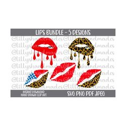 lips svg, dripping lips svg, kiss svg, biting lips svg, lips png, lips clipart, vampire lips svg, love svg