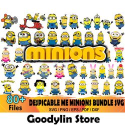 despicable me minions bundle svg, minion svg, cartoon svg, minion svg, minion kelvin svg, minion vector, minion clipart