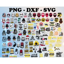 star wars svg, bundles star wars svg, png,dxf, pdf, jpg...