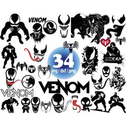 venom movie svg, black venom svg, venom marvel svg, anti venom svg png