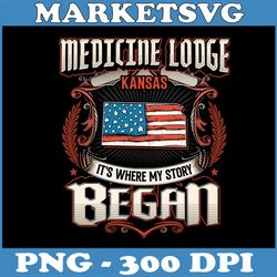 medicine lodge kansas png, usa flag png, 4th of july png, began png, digital file, png high quality, sublimation