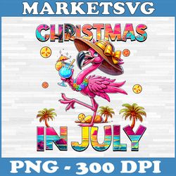 hawaii flamingo png, christmas in july png, digital file, png high quality, sublimation, instant download