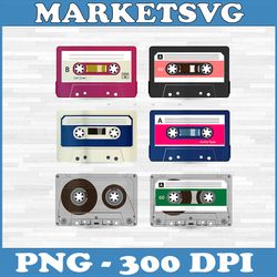 80s rock cassettes png, vintage rock cassettes png, digital file, png high quality, sublimation, instant download