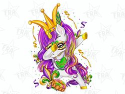 dabbing unicorn mardi gras png, mardi gras dabbing unicorn png, mardi gras party png, cute dabbing unicorn mardi gras, p