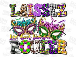 laissez les bon temps rouler png sublimation design download, mardi gras png, mardi gras png design, sublimate designs d