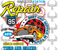 gasoline station repair svg digital download