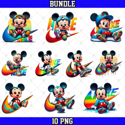 baby mickey nike bundle png, mickey logo png, baby png, nike logo png - download