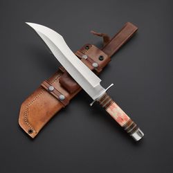 phobos combat bowie knife personalized gift for him new year gift, gift for him, hand forge best man gifts for wedding g