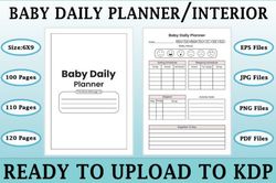 baby daily planner note book