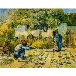 paint by number first steps, after millet by vincent van gogh 1890 - paint by numbers famous paintings diy kit