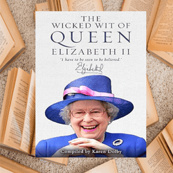 the wicked wit of queen elizabeth ii (edition en anglais ) by karen dol  (auteur)