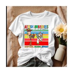 woody buzz lightyear autism awareness and beyond shirt.jpg