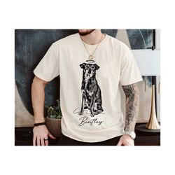 custom pet photo portrait shirt, memorial pet shirt, gift for pet lover, best dog dad shirt, fathers day shirt, father d