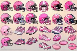 american football pink helmet clipart, american football clipart, sports clipart png, card making scrapbooking, instant