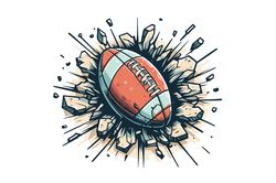 american football ball on a transparent background. png file. ball on a transparent background. for your creativity. fil