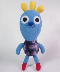 stan's friend plush toy from "simple song" cartoon