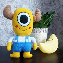 cyclope plush toy from "simple song" cartoon