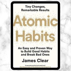 atomic habits: tiny changes, remarkable results digital download, pdf book, ebook