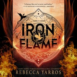 iron flame (the empyrean book 2) by rebecca yarros