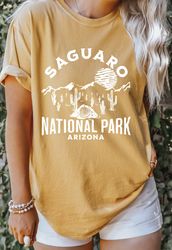 Saguaro National Park Oversized Vintage T-Shirt, National Park Shirt, Arizona T-Shirt