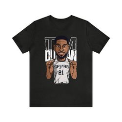 tim duncan unisex jersey t-shirt