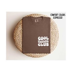 cool uncles club shirt for uncle, fathers day gift for uncle, pregnancy announcement tshirt for uncle, cool uncle shirt,