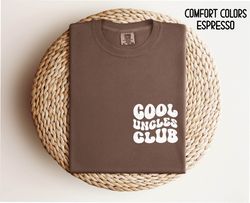 cool uncles club shirt for uncle, fathers day gift for uncle, pregnancy announcement tshirt for uncle, cool uncle shirt