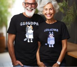 grandmalife bluey shirt bob bluey shirt, bluey shirt, bluey grandpa shirt, bluey family shirt, grandma bluey shirt