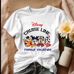 mickey friends disney cruise line family vacation shirt