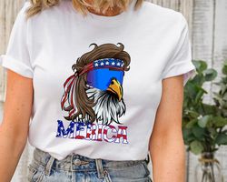eagle merica shirt, merica mullet eagle shirt, american eagle, american flag, 4th of july shirt, independence day tee,
