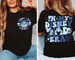 custom 2-sided in my disney dad era shirt personalized father's day matching t-shirt magic kingdom tee disneyland