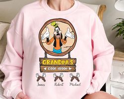 custom disney grandpa's goof troop shirt personalized a goofy movie father's day gift tshirt dad and son matching